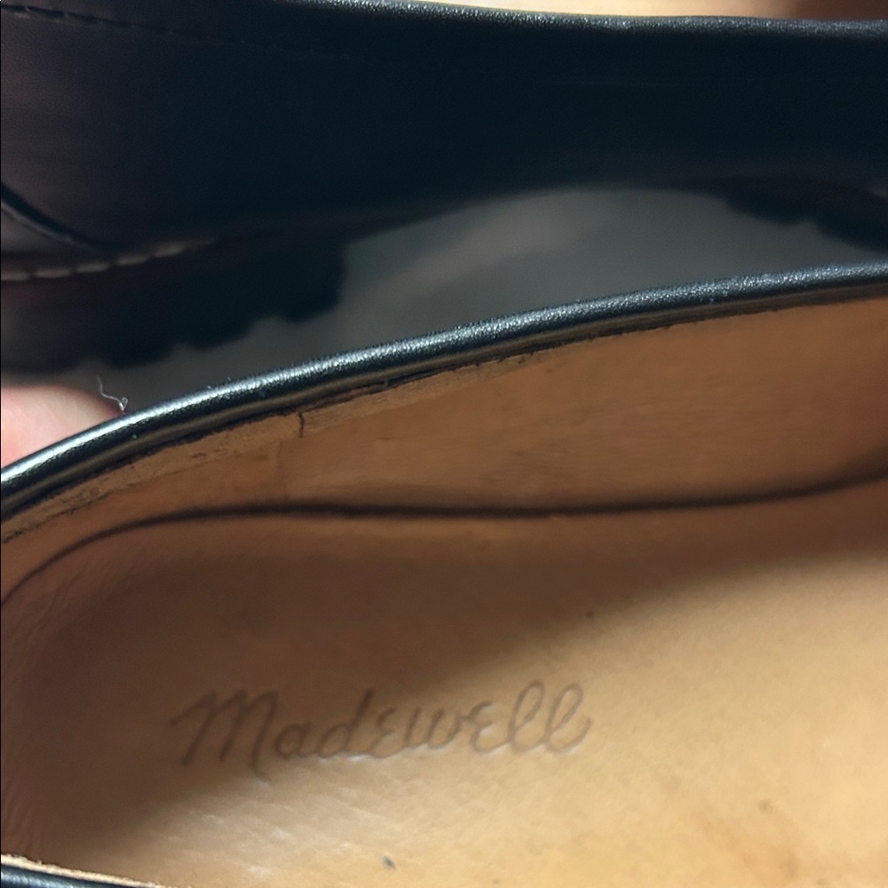 Madewell Black Leather Penny Loafers for Women - Picture 7 of 8